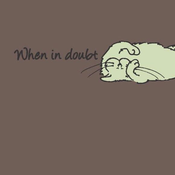 SMALL Ladies LONG Sleeve Distressed Relaxed Fit Tee - When in Doubt, Nap NEW - Picture 11 of 12